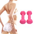 thumbnail image 1 of OULII One Pair Women Weights Dumbbell Iron Frosted Hexagonal For Home Gym, 1 of 5