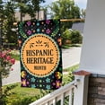 thumbnail image 3 of National Hispanic Heritage Month Garden Flag Decoration Yard Farmhouse Double Sided Holiday Party Outdoor Camping Decor Flags 12x18in, 3 of 7