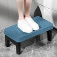 thumbnail image 3 of Toilet Stool Squatting Poop Stool Bathroom Potty Step Stool Toilet Assistance Steps Step Stool Fits All Toilets Detachable Stackable New Christmas Decorations Indoor Style-H144, Blue, One Size, 3 of 6