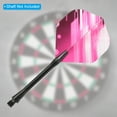 thumbnail image 4 of Unique Bargains Standard Dart Flights, 15 Pack Flights Thick Striped Pattern, Pink, 4 of 5