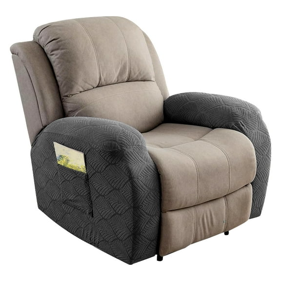 2Pcs Stretch Recliner Armrest Slipcovers Polyester Washable Couch Arm Covers Anti Scratch Surface Soft Comfortable for House Furnishings Protection