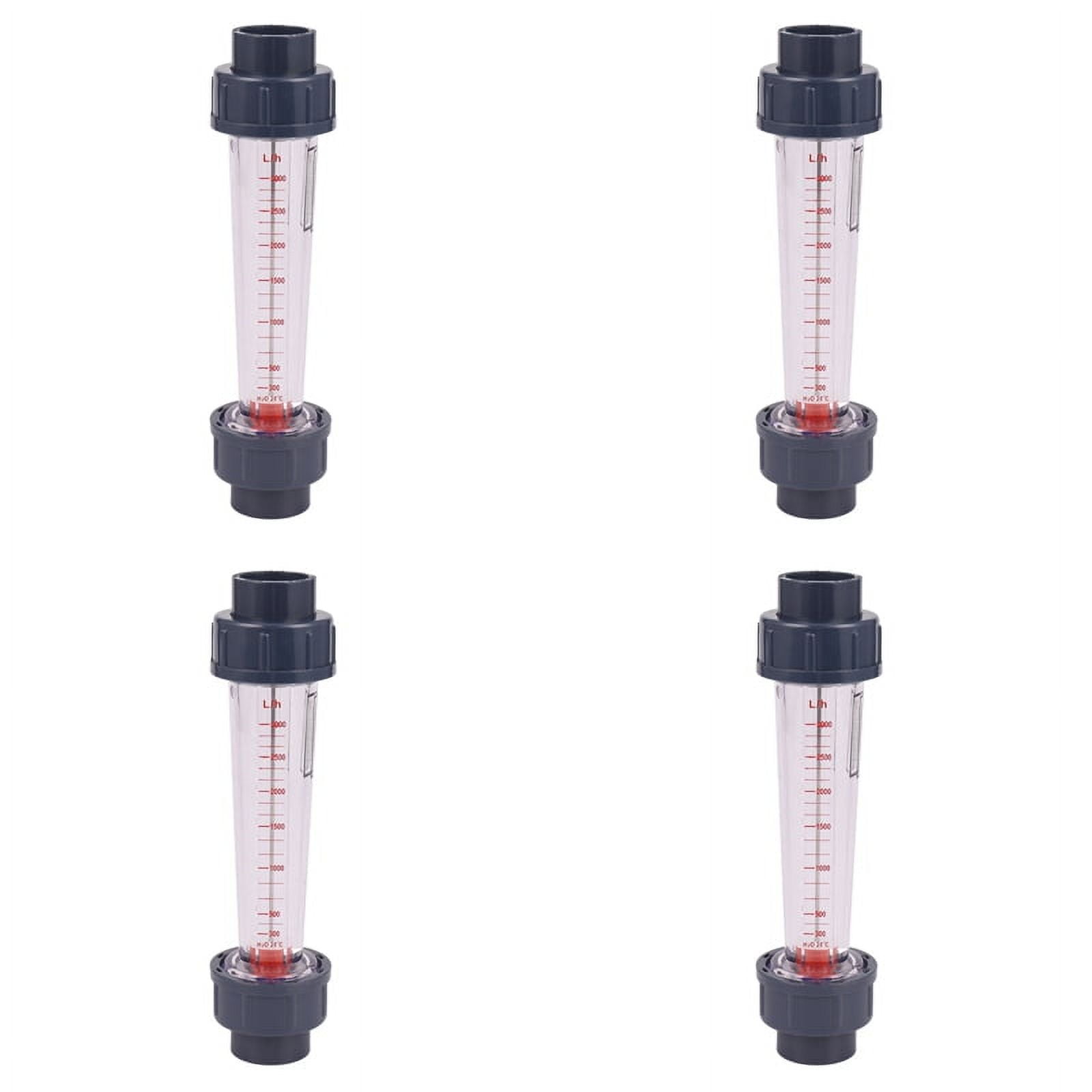Lzs 25 Flussometro Misuratore Di Portata 300 – 3000L/H Acqua Rotameter Tubo Di Plastica