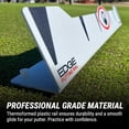 thumbnail image 4 of EyeLine Golf 70 Degree Edge Putting Plane Rail - Portable use Outdoors or Indoor Putting mat. Training Aid. Made in USA. Alignment, Stroke Length, Stroke Path Instant Short putt Improvement. 24 in., 4 of 5
