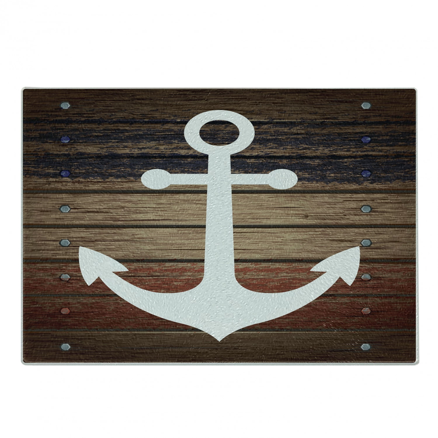 Marine Cutting Board, Boat Themed Anchor Marine Nautical Antiqued