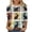 White, variant on Yxbdin Plus Size Easter T Shirts for Women Easter Eggs Print 3/4 Sleeve Shirt Crew Neck Cute Bunny Graphic Tee Casual Funny Tops for Holiday Yellow XXXL