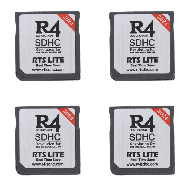 2024 Nuevo para Tarjeta Videojuego R4I SDHC Flash (plata)