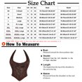 thumbnail image 3 of Top de tubo con cordones y ojales sexy informal para mujer, tops con tirantes y cuello Halter en los hombros Fridja  nalpqowj30008, 3 of 8