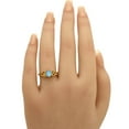 thumbnail image 6 of 18K Gold Over Brass Fire Opal Ring s.6 Jewelry RM-1761 TGR1029_D_6, 6 of 6