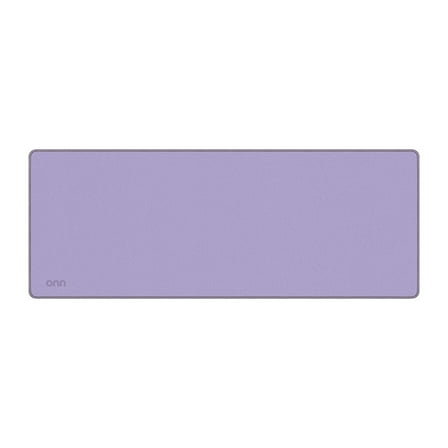 onn Desktop Mat, Rectangle, Polyester Surface with Nonslip Natural Rubber Backing, Lavender Sky, 32" x12"