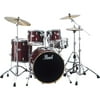 Pearl Vision VSX 5 Piece New Fusion Drum Set Strata Red