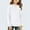 White kids tops, variant on ABPWLY Clearance Girls T Shirts Shirts for Kids Casual Crewneck Soft Breathable Sports Tunic Tops Fashion Solid Long Sleeve Tops Girls Tops(Size:13 Years)
