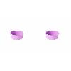 2 Pcs Round Silicone Cake Mold 6 Inch Nonstick Baking Cups for Baking Cakes Muffins Cheesecakes Puddings and Other Desserts in Ovens (Purple)