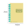 thumbnail image 1 of Spiral notebook, 260 x 180 mm B5 soft elastic band notebook canary yellow, 1 of 1