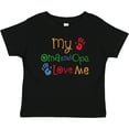 thumbnail image 3 of Inktastic Oma and Opa Love Me Grandchild Boys or Girls Baby T-Shirt, 3 of 5