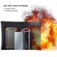 thumbnail image 2 of Fireproof Document Bags,Waterproof and Fireproof Money Bag with Aluminum Foil Lining,Fireproof Safe Storage Pouch with Zipper for Document and Cash，Black（20.5*13.5C）, 2 of 5