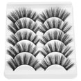 thumbnail image 2 of pares de pestañas postizas rizadas gruesas profesionales maquillaje de fecha pestañas postizas portátiles Set016, 2 of 8