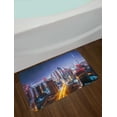 thumbnail image 2 of City Bath Mat, Nighttime at Dubai Vivid Display United Arab Emirates Tourist Attraction Travel Theme, Non-Slip Plush Mat Bathroom Kitchen Laundry Room Decor, 29.5 X 17.5 Inches, Multicolor, Ambesonne, 2 of 2
