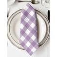 thumbnail image 2 of Cloth Napkins Set of 4 - 20x20 Inches, Purple Checkered Washable Reusable Table Napkins, Farmhouse White Buffalo Plaid Soft & Absortbent Dining Napkin for Party Wedding Hotel Restaurant, 2 of 8
