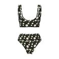 thumbnail image 6 of Rocae Daisy for Bikini Set for Women Two Piece Sexy High Swimsuits Split Crossover Bikini Medium, 6 of 9