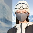 thumbnail image 6 of Eoozwa Half Face Mask for Men Women Windproof Warm Thermal Breathable for Ski Skiing Snowboarding Motorcycle Cycling Hiking Winter Cold Weather Outdoor Sports, 6 of 6