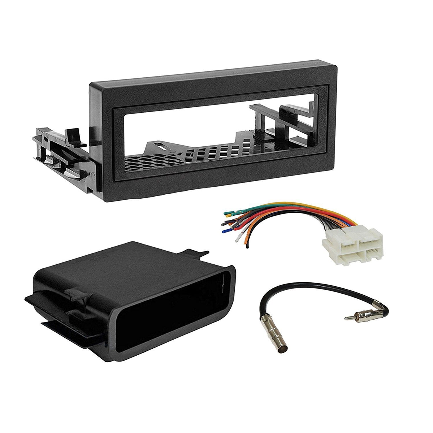 Car Radio Stereo CD Player Dash Install Mounting Trim Bezel Panel Kit Harness Car Radio Stereo CD Player Dash Install Mounting Trim Bezel Panel Kit Harness