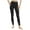 Black, variant on Yuyuzo Womens Plus Size Yoga Pants High Waist Elastic Slim Fitting Butt Lifting Yoga Leggings Fleece Thermal Trousers