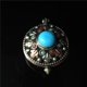 thumbnail image 3 of COLGANTE VINTAGE GRANDE 16 "COLR TURQUESA - Azul, tal se describe Zulema  Collar colgante, 3 of 8