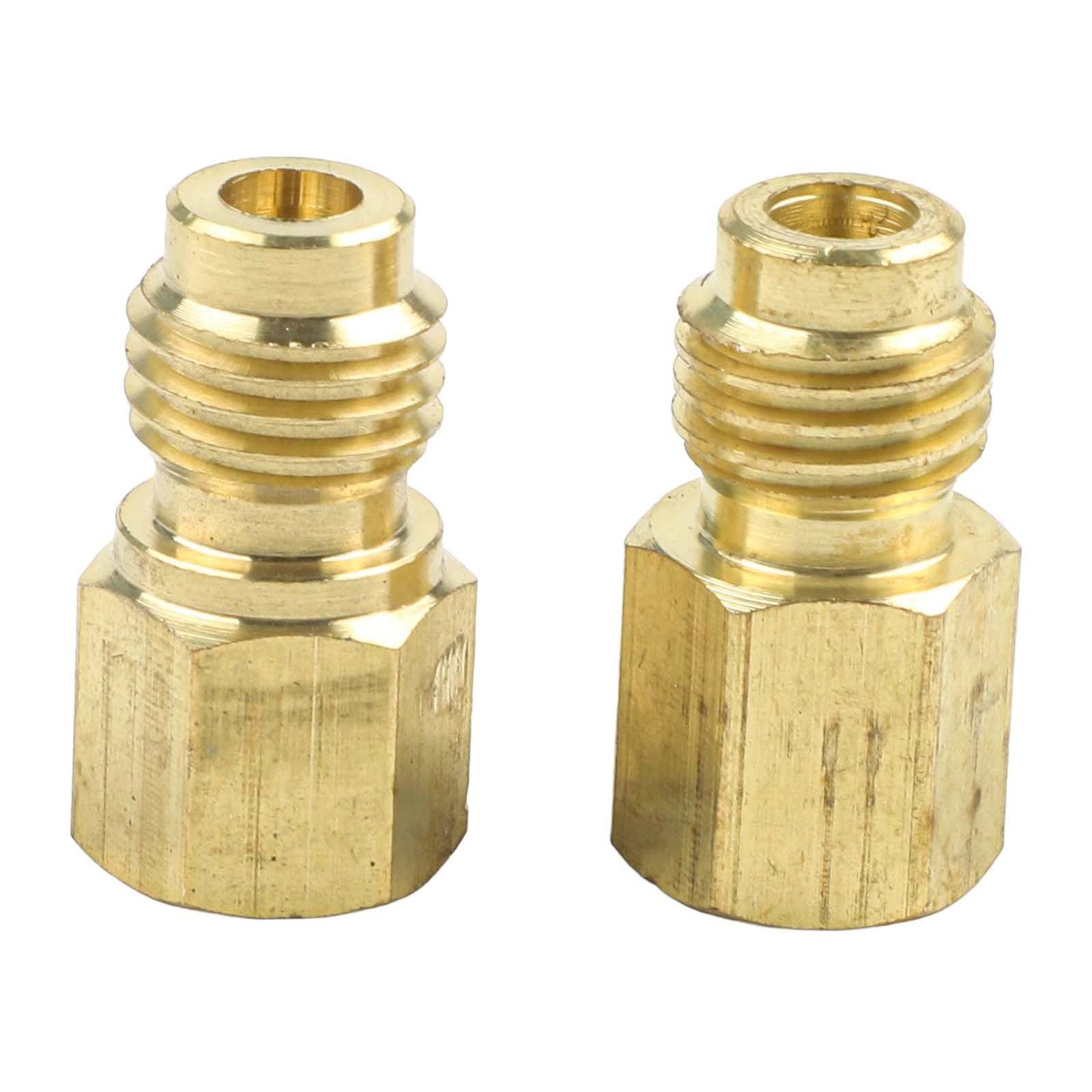 SPRING Tech R1234Yf Quick Couplers Set With Valve Core Remover Thread Adapter C For Hvac Charging Hoses Car Repair Tools