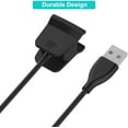 thumbnail image 4 of Tianle Charger Compatible with Fitbit Alta HR, Replacement USB Charging Cable Cord Clip Compatible with Fitbit Alta HR [2 Pack, 1m/3.3ft], 4 of 5