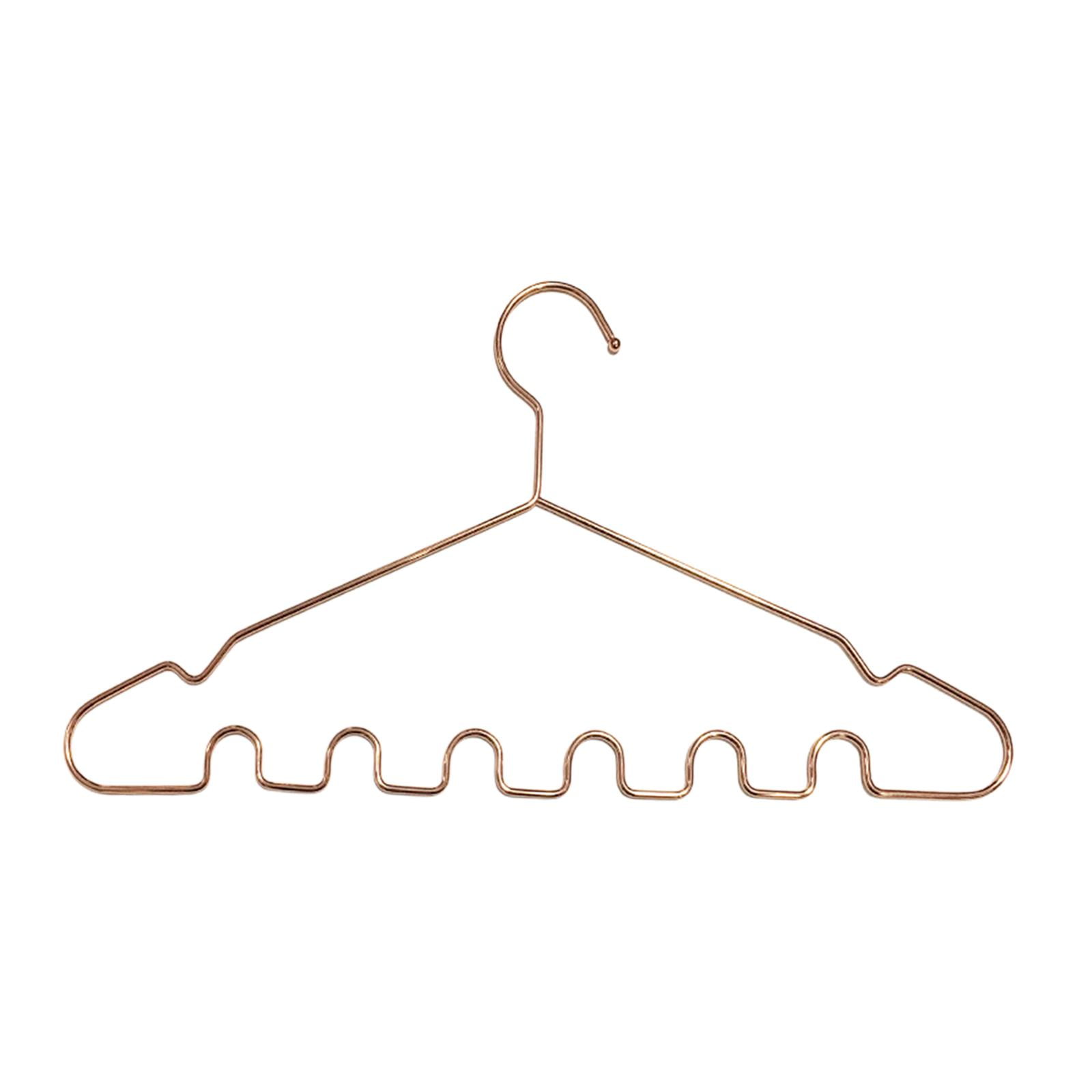 Nonslip Clothes Hangers, Metal Multiport, Space Saving Multifunctional