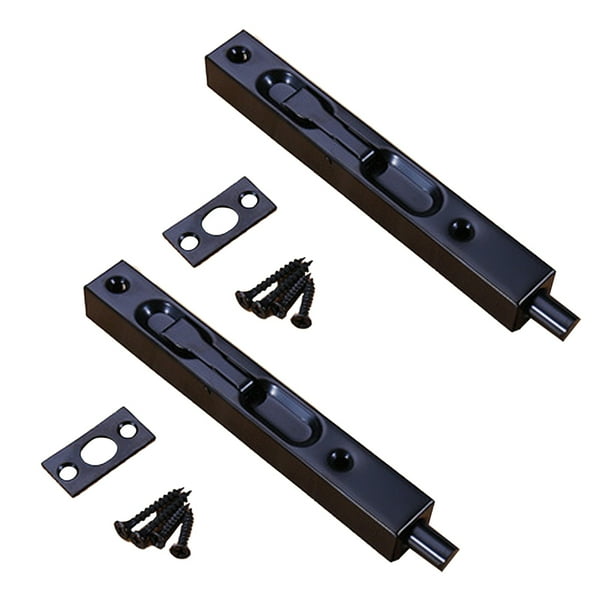 Door Flush Bolt Guard Concealed Slide Bolt Lock Concealed Security