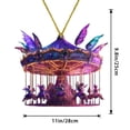 thumbnail image 3 of Fiudx Decoración de Carrusel Alado, Diseño Festivo de San Valentín, Colgante Acrílico Caprichoso, Decoración Navideña para Porche y Ventana, Idea de Regalo Perfecta, Materiales Duraderos, 1 Pieza, 3 of 5