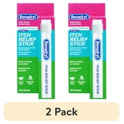 (2 pack) Benadryl Extra Strength Itch Relief Stick - Travel Size - 0.47 fl oz