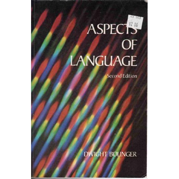 Pre-Owned Aspects of language, 9780155038684, 0155038680, Hardcover, 2nd edition