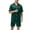 Army Green, variant on ZZwxWA Men Satin Silk Short Pajama Set 2 Piece Button Down Shirt Shorts Pjs Outfits Men Casual Summer Sleepwear Lounge Sets