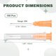 thumbnail image 2 of Uxcell 100 Paquete Aguja de Dispensación 25 Calibre 0.8 Pulgadas, Aguja de Dispensación Luer Lock para Laboratorio, Puntas de Acero Inoxidable para Dispensación de Inks y Pegamento Líquido, (Naranja), 2 of 6