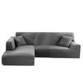 thumbnail image 1 of MesaSe Sectional Couch Cover Sectional Couch Covers L Shape Sofa Cover Elastic Stretch Lounge Cover Comfortable Soft L Couch Cover Washable Furniture Sofa Protector Stretch Couch Covers f, 1 of 6