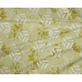 thumbnail image 4 of oneOone Polyester Lycra Light Green Fabric Hexagon Geometric Sewing Material Print Fabric By The Yard 56 Inch Wide, 4 of 4