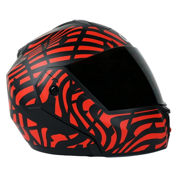 Casco Roda Revenge Rj Ng Mate Mtroda Mc Humo Abatible Svs rojo M RODA CASCO PILOT Walmart en linea