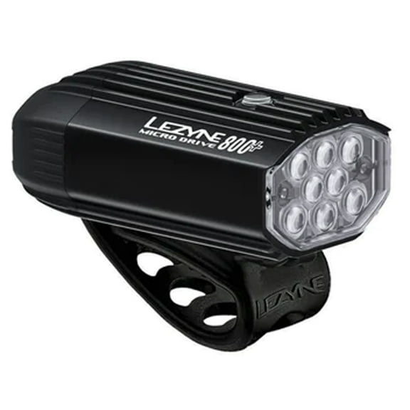 Lezyne Micro Drive 800  Light, Front, Black