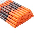 thumbnail image 1 of Marcadores de entrada VEVOR, 50 piezas de 48 pulgadas, 0.4 pulgadas de diámetro, postes de fibra de vidrio naranja, estacas de nieve con cinta reflectante, broca de acero de 12 pulgadas, 1 of 9