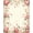 Pink, Pattern 4, variant on ODIKA 4'x6' Machine Washable Non-Slip Area Rug, Rose Trellis Design Ivory Ground High Traffic Rug, Red, 268986