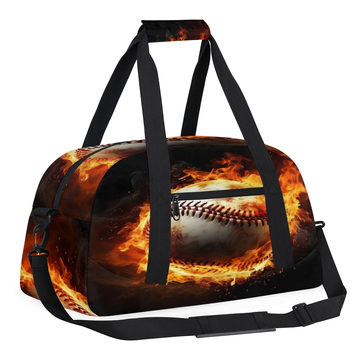 Qzjjjmy Rugby Bag for Boys Sport Duffel Bag Kids Men Gym Bag Travel Duffle Bag