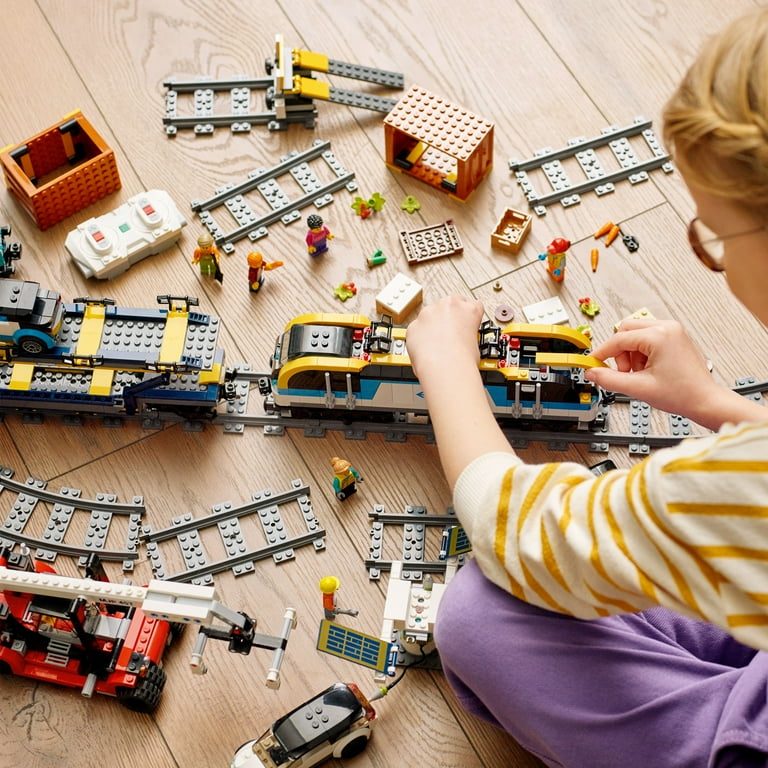 LEGO City RC Lift Electric Cargo Freight Train Set 60336 Toy for Kids 7 Walmart