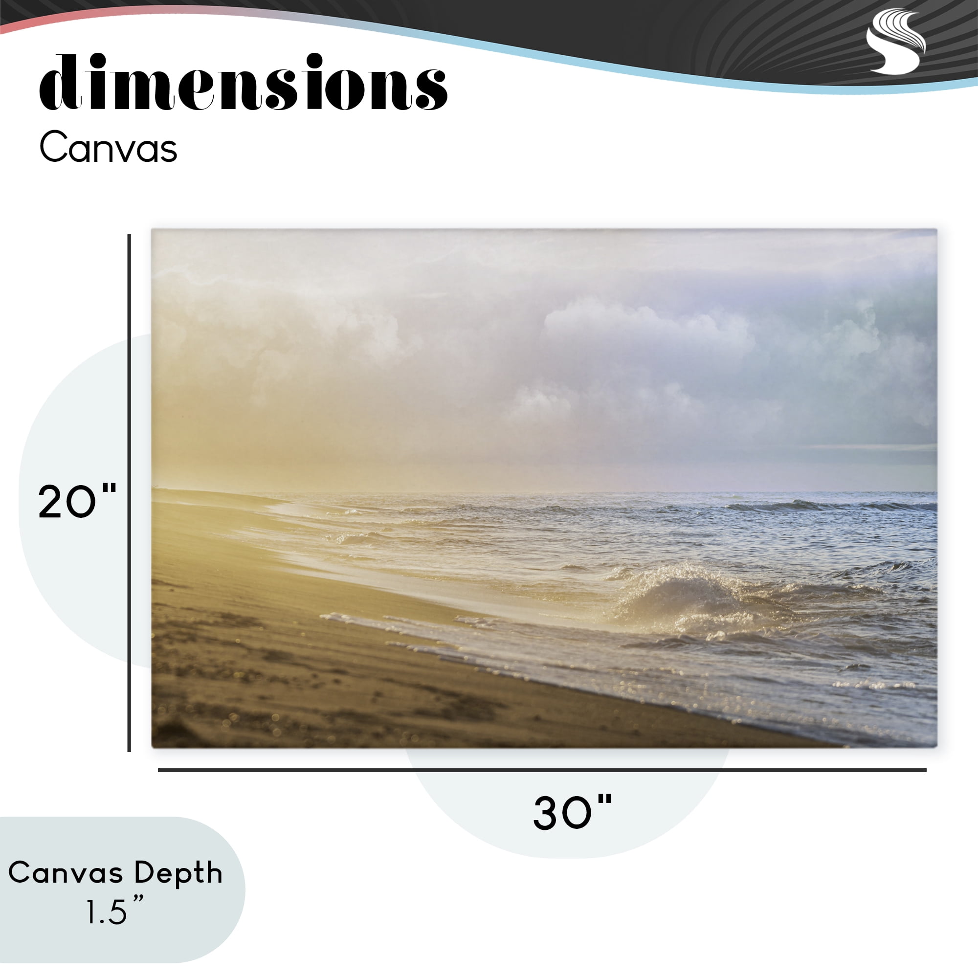 Stupell Industries Gentle Seaside Breeze Canvas Wall Art, design by Marcus Prime