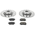 thumbnail image 3 of PowerStop Rear Z23 Evolution Sport Carbon-Fiber Ceramic Brake Pad and Drilled & Slotted Rotor Kit Fits: AUDI VOLKSWAGEN Select Models K2261, 3 of 10