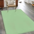 thumbnail image 3 of Light Green Area Rugs 4x6 for Living Room, Farmhouse Solid Green Color Modern Art Non Slip Washable Rug Runner, Low Pile Indoor Floor Carpet Mat Bathroom Rugs for Bedroom, Kids Room, 3 of 9