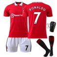 thumbnail image 3 of 22/23 Manchester-united Home Jerseys Children's Football Training Suit Set, 3 of 5