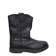 Cactus Men Oil & Slip Resistant Pull-On Work Boot Black 1033-BLK, Size 12 US
