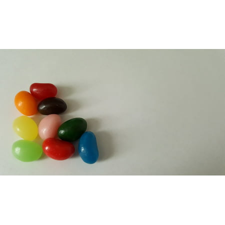 LAMINATED POSTER Banner Flavor Jellybeans Jelly Beans Color Easter Poster Print 24 x 36